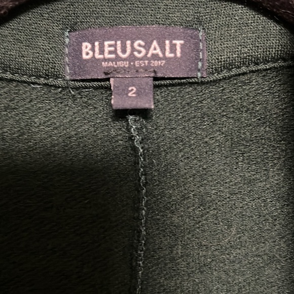 Bleusalt forest green wrap dress size 2 worn once - Picture 2 of 6